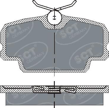 BENDIX 571559J - Гальмівні колодки, дискові гальма autozip.com.ua