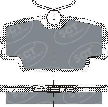 SACHS 111_0842 - Гальмівні колодки, дискові гальма autozip.com.ua