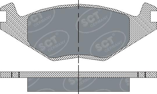 SCT-MANNOL SP 116 PR - Гальмівні колодки, дискові гальма autozip.com.ua