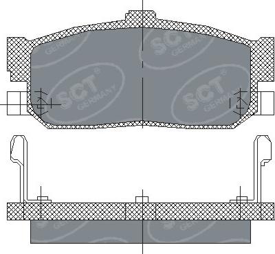 DJ Parts BP1516 - Гальмівні колодки, дискові гальма autozip.com.ua