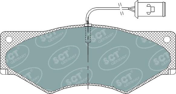 SCT-MANNOL SP 319 PR - Гальмівні колодки, дискові гальма autozip.com.ua