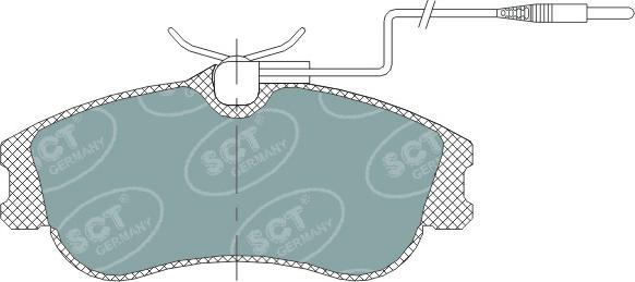 SCT-MANNOL SP 313 PR - Гальмівні колодки, дискові гальма autozip.com.ua