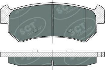 SCT-MANNOL SP 376 PR - Гальмівні колодки, дискові гальма autozip.com.ua