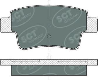 SCT-MANNOL SP 378 PR - Гальмівні колодки, дискові гальма autozip.com.ua