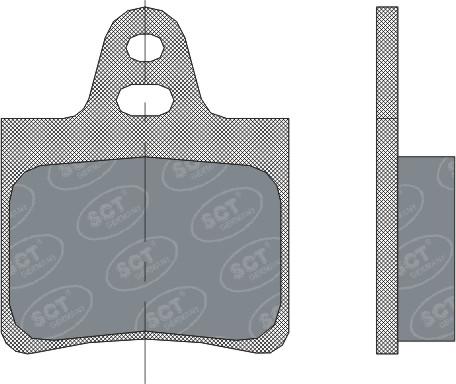 SCT-MANNOL SP 292 PR - Гальмівні колодки, дискові гальма autozip.com.ua