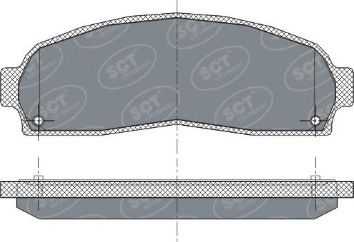 Lucas Electrical GDB4131 - Гальмівні колодки, дискові гальма autozip.com.ua