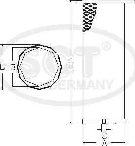 SCT-MANNOL SW 3891 - Фільтр додаткового повітря autozip.com.ua