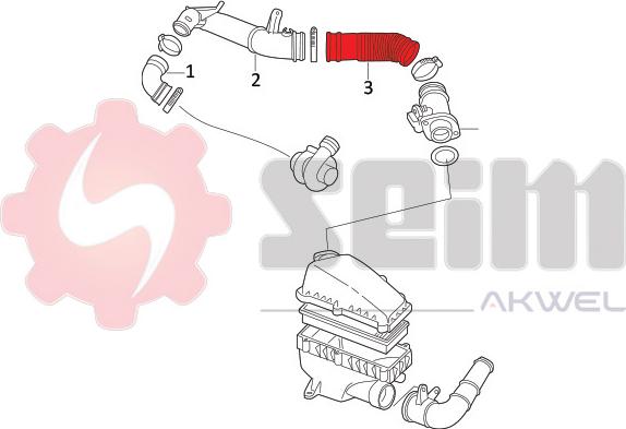 Seim 981950 - Трубка нагнітається повітря autozip.com.ua