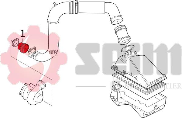 Seim 981641 - Трубка нагнітається повітря autozip.com.ua