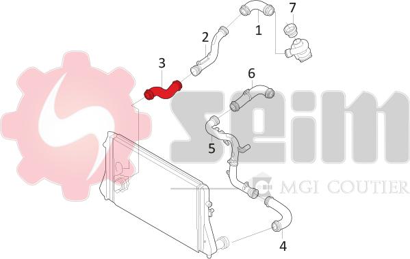 Seim 981028 - Трубка нагнітається повітря autozip.com.ua