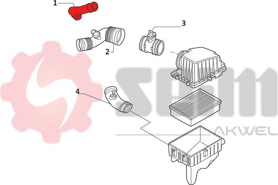 Seim 982019 - Трубка повітря, що нагнітається autozip.com.ua