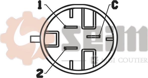 Seim TH122 - Термовимикач, вентилятор радіатора / кондиціонера autozip.com.ua