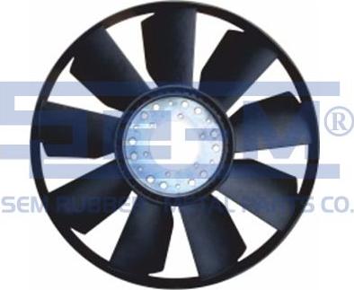 Sem Lastik 12135 - Крильчатка вентилятора, охолодження двигуна autozip.com.ua