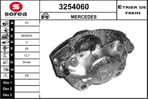 Sera 3254060 - Гальмівний супорт autozip.com.ua