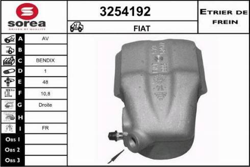 Sera 3254192 - Гальмівний супорт autozip.com.ua