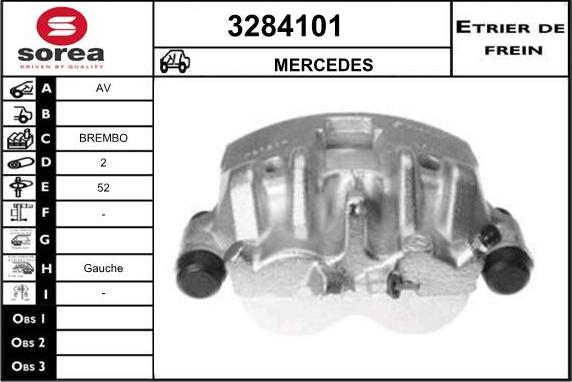 Sera 3284101 - Гальмівний супорт autozip.com.ua