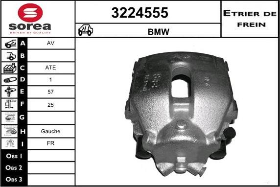 Sera 3224555 - Гальмівний супорт autozip.com.ua