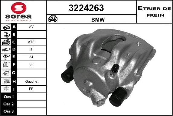 Sera 3224263 - Гальмівний супорт autozip.com.ua