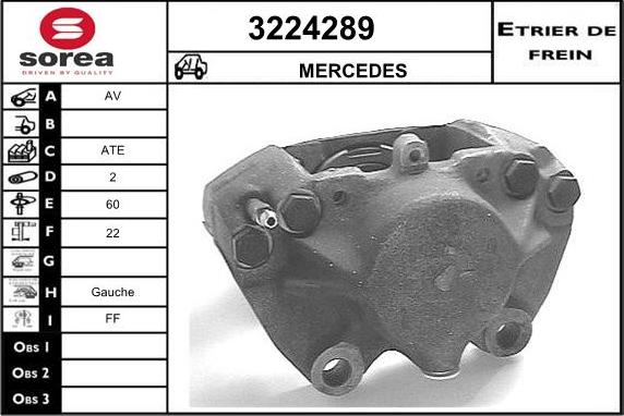 Sera 3224289 - Гальмівний супорт autozip.com.ua