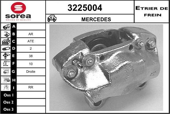 Sera 3225004 - Гальмівний супорт autozip.com.ua