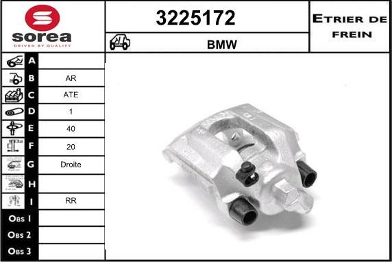 Sera 3225172 - Гальмівний супорт autozip.com.ua