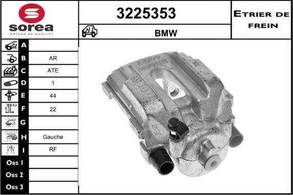 Sera 3225353 - Гальмівний супорт autozip.com.ua