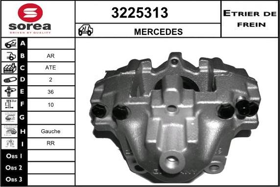 Sera 3225313 - Гальмівний супорт autozip.com.ua