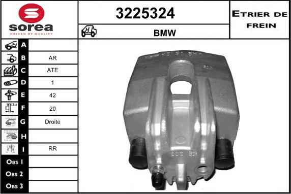 Sera 3225324 - Гальмівний супорт autozip.com.ua