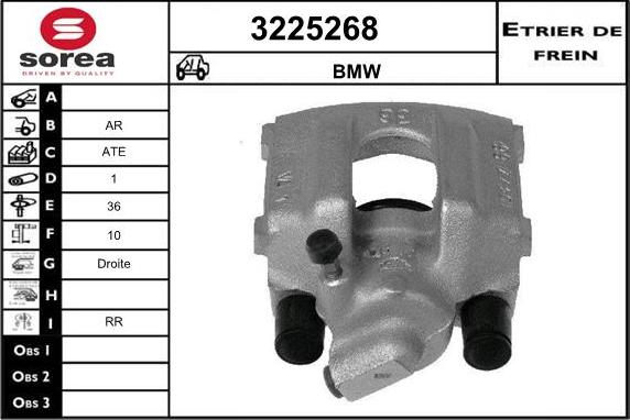 Sera 3225268 - Гальмівний супорт autozip.com.ua