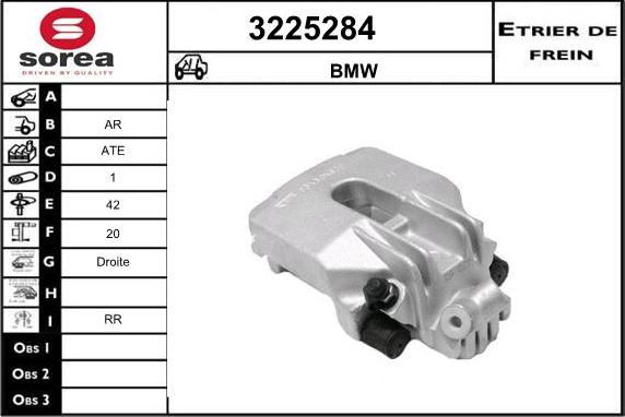 Sera 3225284 - Гальмівний супорт autozip.com.ua