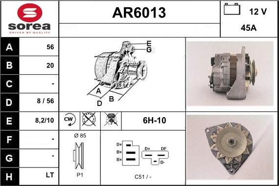 Sera AR6013 - Генератор autozip.com.ua