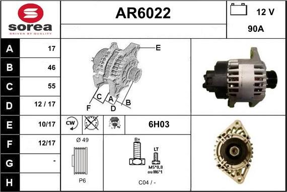 Sera AR6022 - Генератор autozip.com.ua