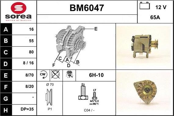 Sera BM6047 - Генератор autozip.com.ua