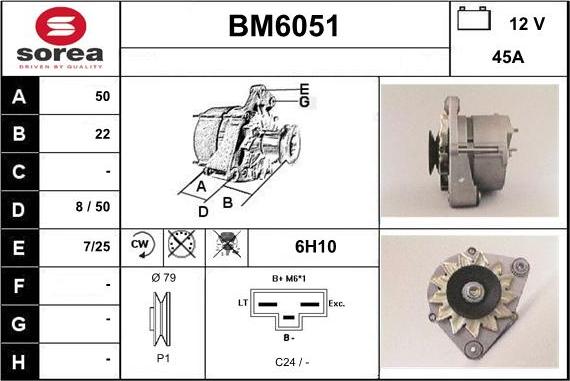 Sera BM6051 - Генератор autozip.com.ua