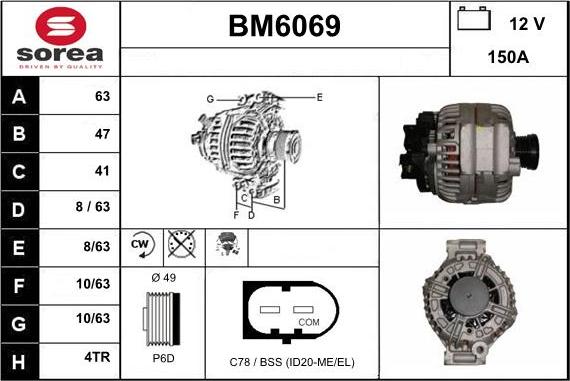 Sera BM6069 - Генератор autozip.com.ua