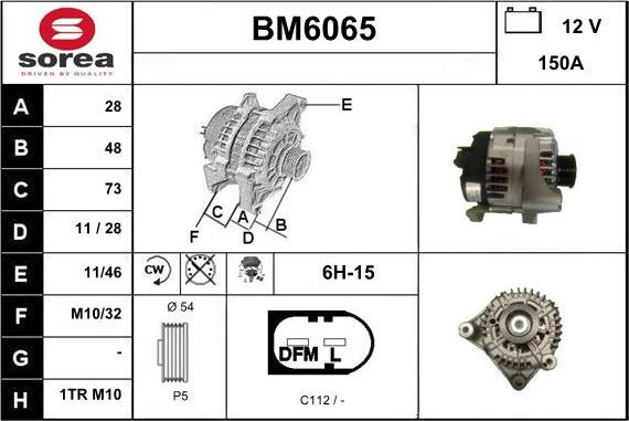 Sera BM6065 - Генератор autozip.com.ua