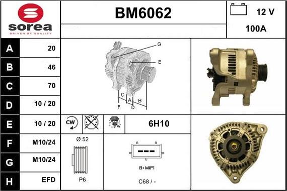 Sera BM6062 - Генератор autozip.com.ua