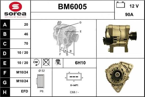 Sera BM6005 - Генератор autozip.com.ua