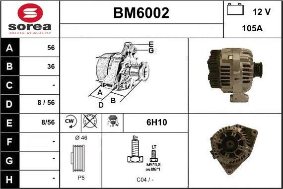 Sera BM6002 - Генератор autozip.com.ua