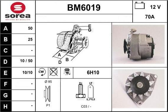 Sera BM6019 - Генератор autozip.com.ua