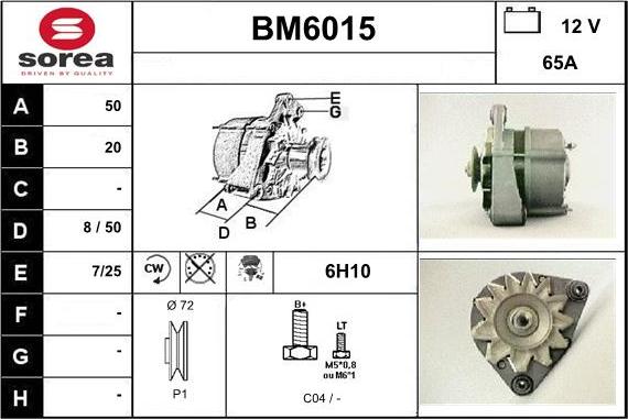 Sera BM6015 - Генератор autozip.com.ua