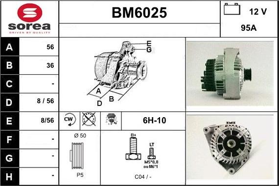 Sera BM6025 - Генератор autozip.com.ua