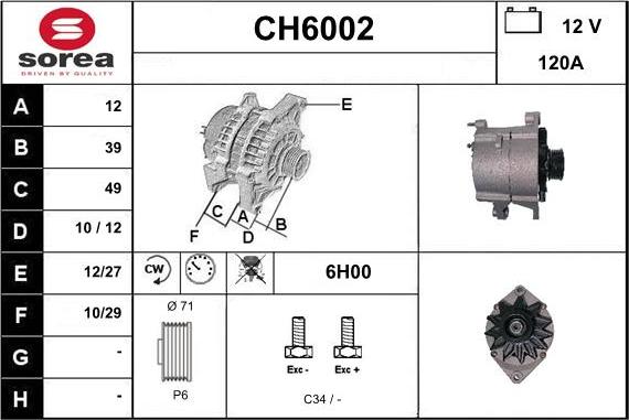 Sera CH6002 - Генератор autozip.com.ua