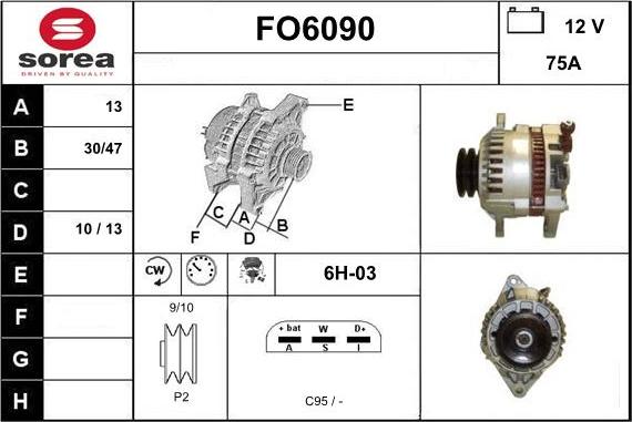 Sera FO6090 - Генератор autozip.com.ua