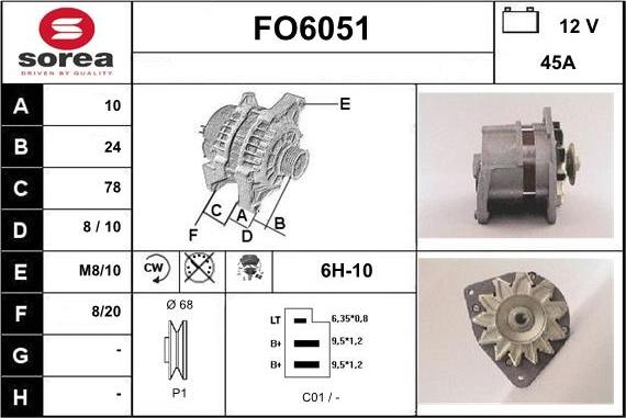 Sera FO6051 - Генератор autozip.com.ua