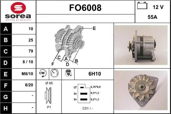 Sera FO6008 - Генератор autozip.com.ua