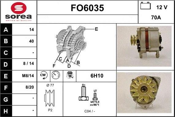 Sera FO6035 - Генератор autozip.com.ua