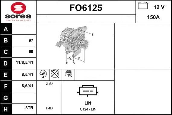 Sera FO6125 - Генератор autozip.com.ua