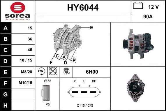 Sera HY6044 - Генератор autozip.com.ua