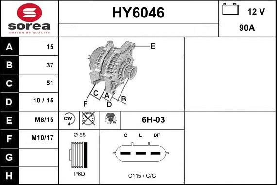 Sera HY6046 - Генератор autozip.com.ua